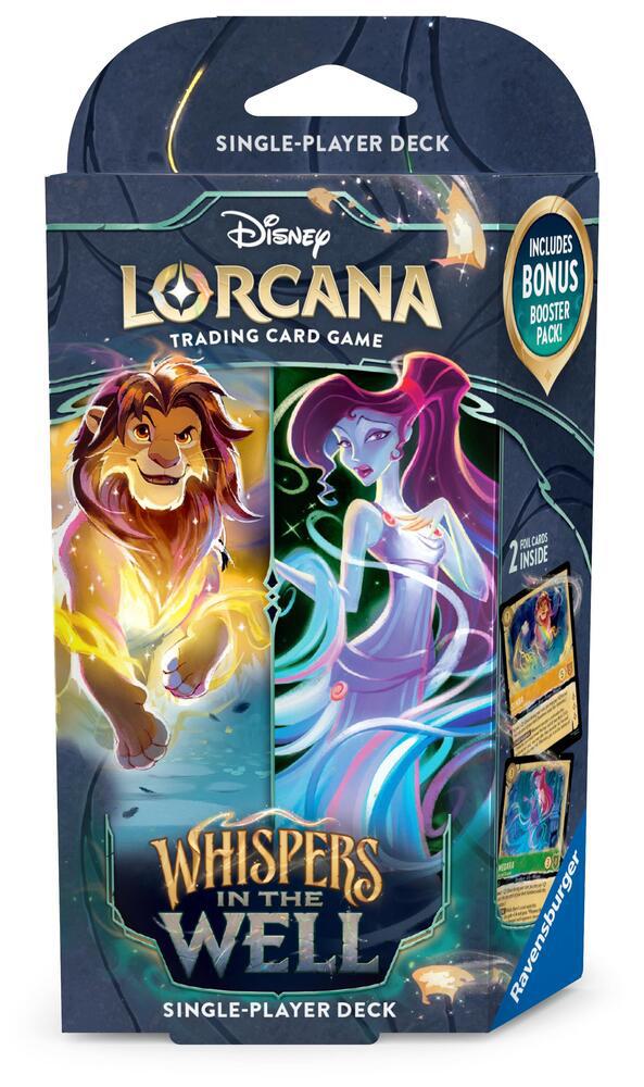 Disney Lorcana: Whispers in the Well - Starter Deck - Amber & Emerald