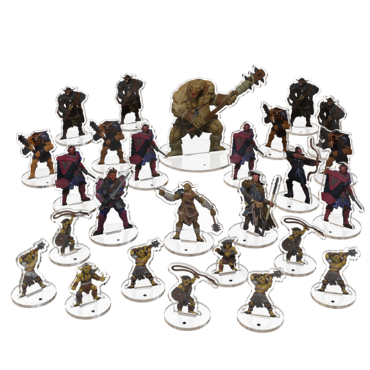 D&D Idols of the Realms 2D Acrylic Miniatures: Goblinoids