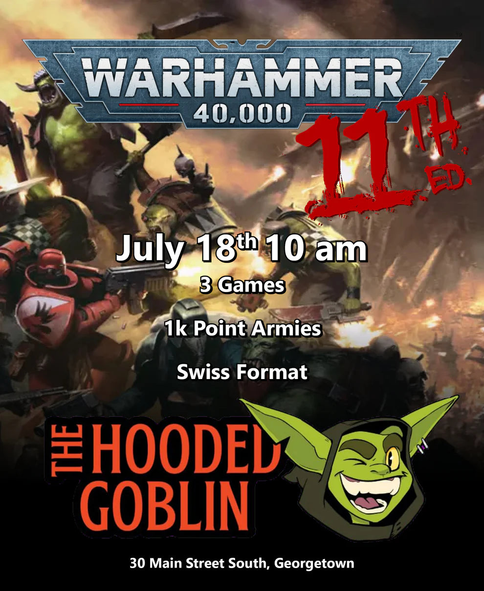 The Hooded Goblin 11th Kick-Off Event!
