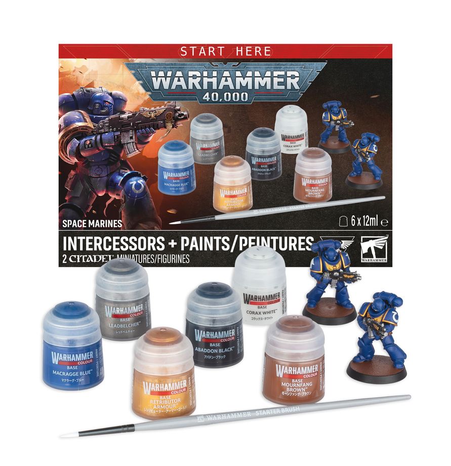 ***Pre-Order*** Space Marines: Intercessors + Paints