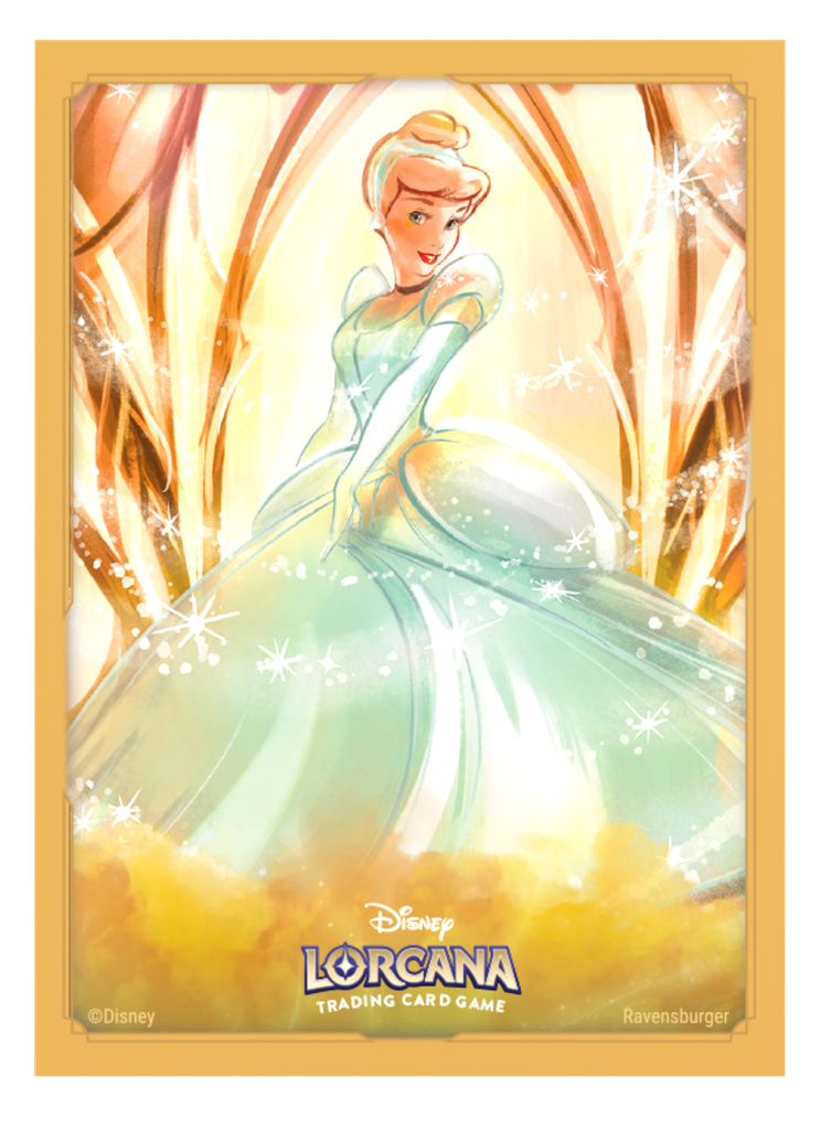 Disney Lorcana : Set 7 - Card sleeves pack A (Cinderella)