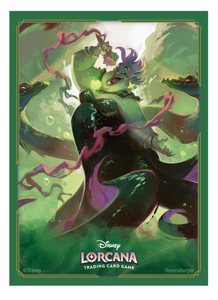 Disney Lorcana : Set 7 - Card sleeves pack B (Ursula)