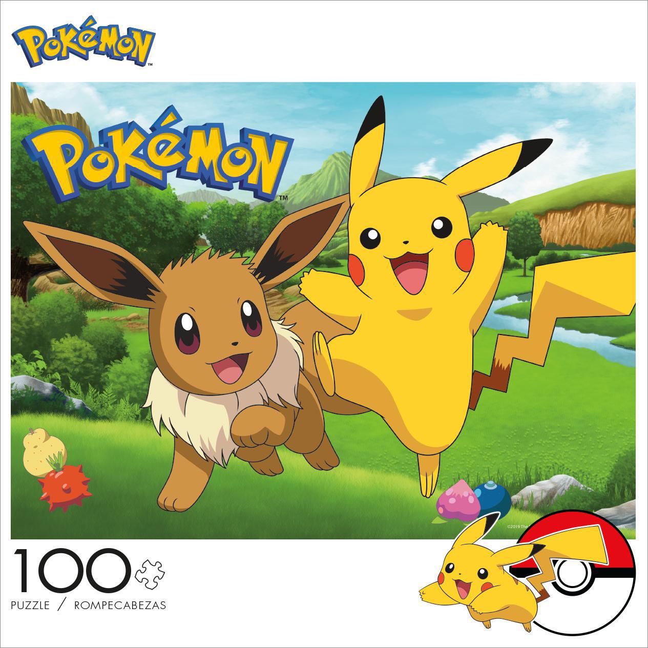 Buffalo Games Pokemon Eevee & Pikachu 100 Piece Jigsaw Puzzle