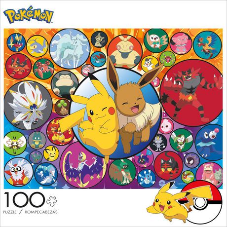 Buffalo Games Pokemon Alola 100 Piece Jigsaw Puzzle
