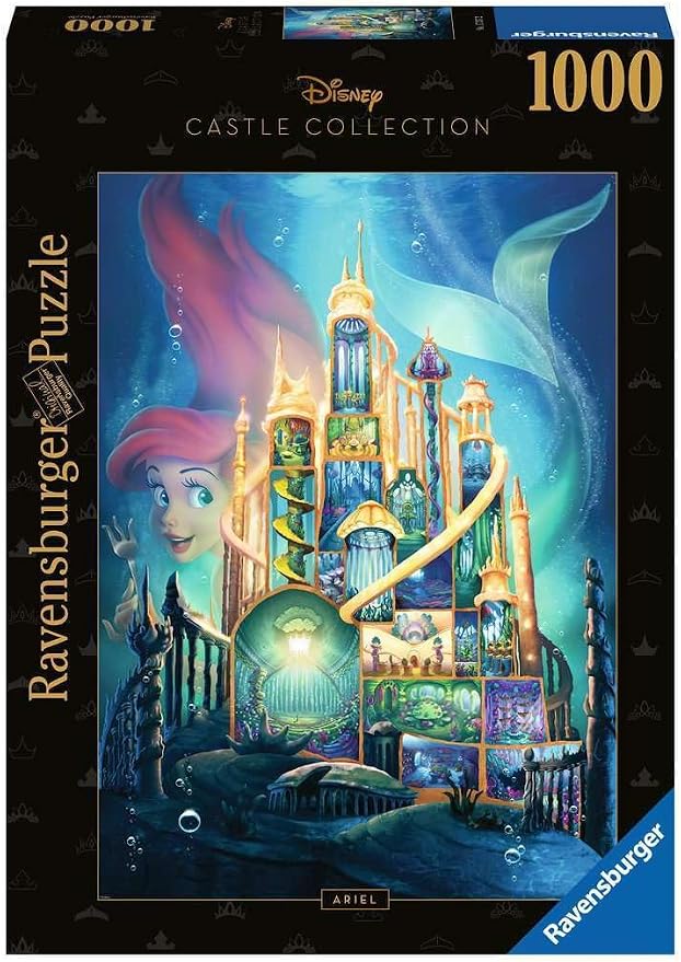Ravensburger Disney Castle Collection: Ariel 1000 Piece Jigsaw Puzzle