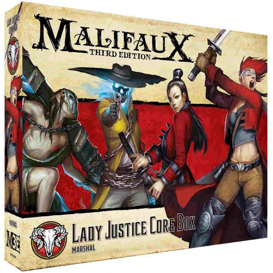 Malifaux 3rd. Ed - Lady Justice Core Box