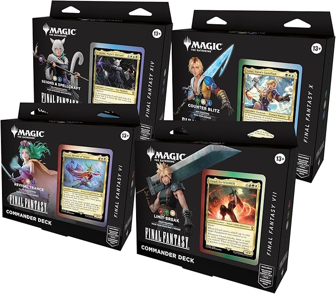 ***Pre-Order***MTG - Universes Beyond: Final Fantasy - Commander Deck - Set of 4 (June 13)