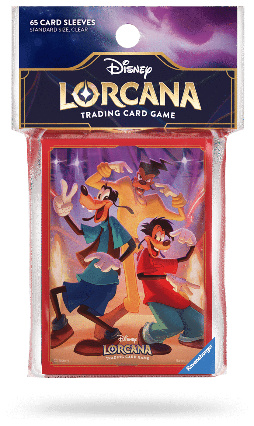 Disney Lorcana : Set 9 – Card Sleeves A (Goofy & Max)