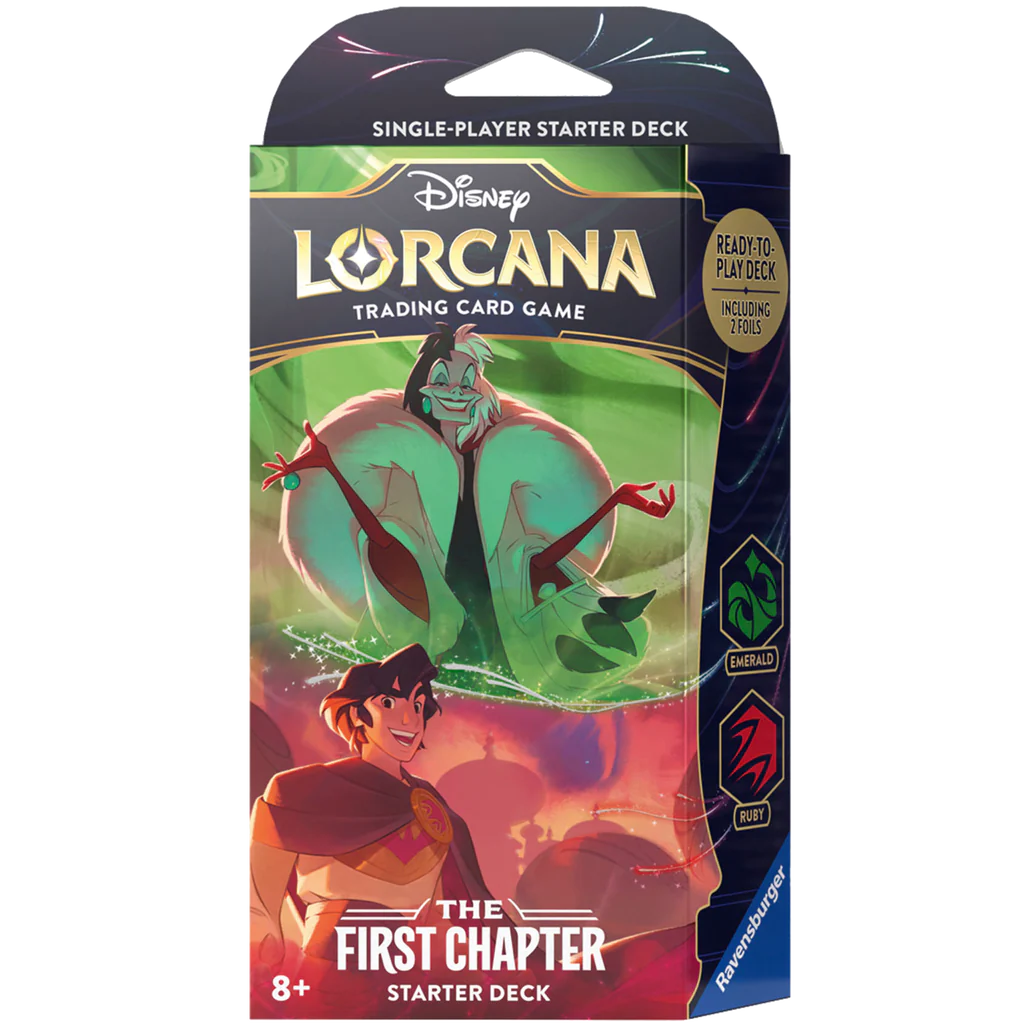 Disney Lorcana: The First Chapter - Starter Deck - Emerald & Ruby