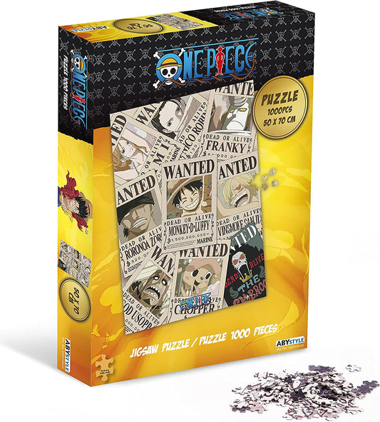 ONE PIECE WANTED POSTERS 1000 PIECE PUZZLE