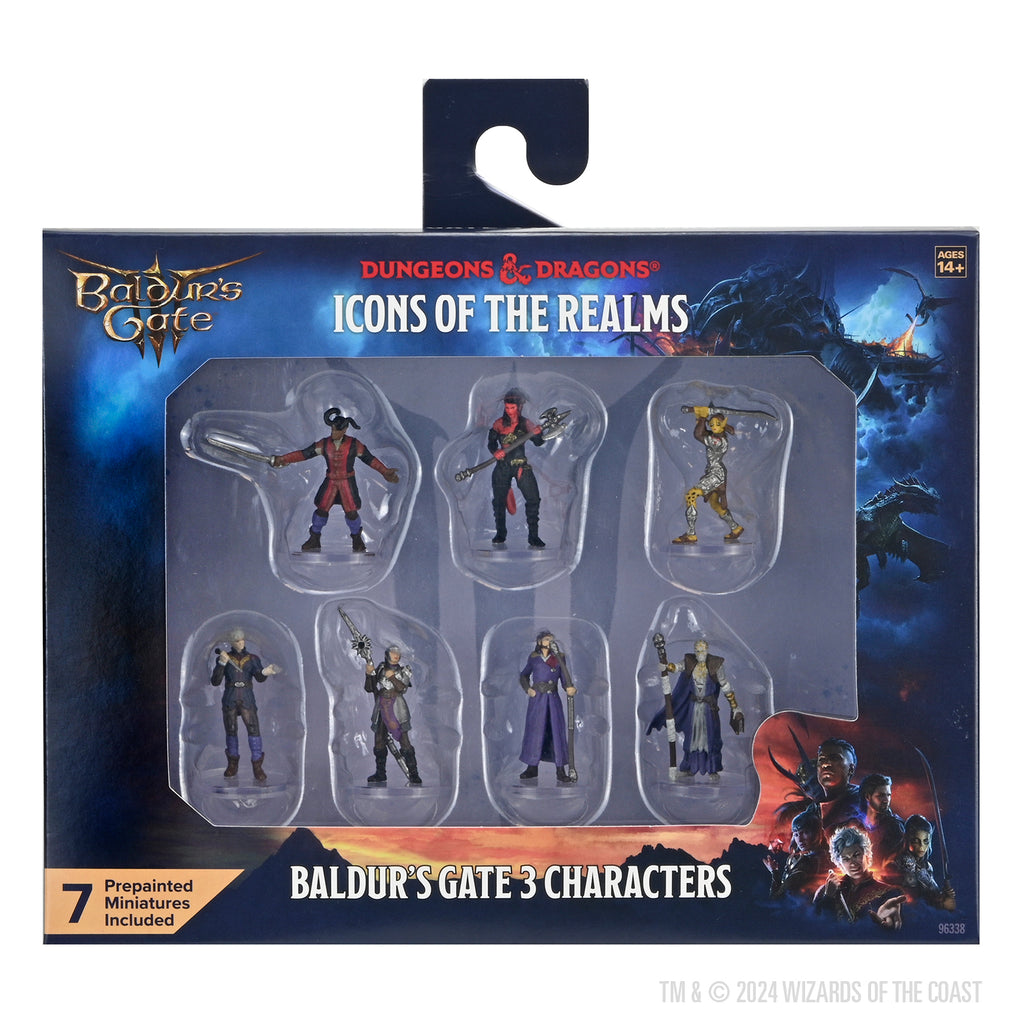 D&D Icons of the Realms: Baldur's Gate 3 - Character Boxed Set | Characters from BG3