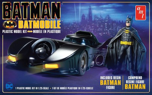 BATMAN 1989 BATMOBILE w figure 1/25