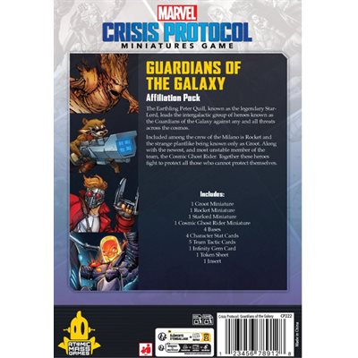 Marvel Crisis Protocol: Guardians of the Galaxy Affiliation Pack