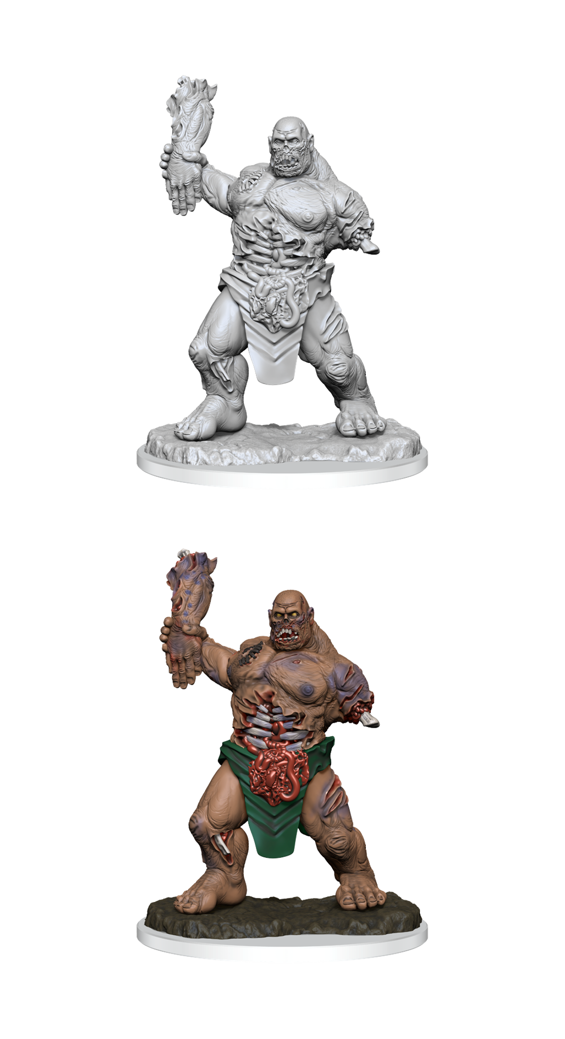 PF UNPAINTED MINIS WV16 ZOMBIE BRUTE (72)