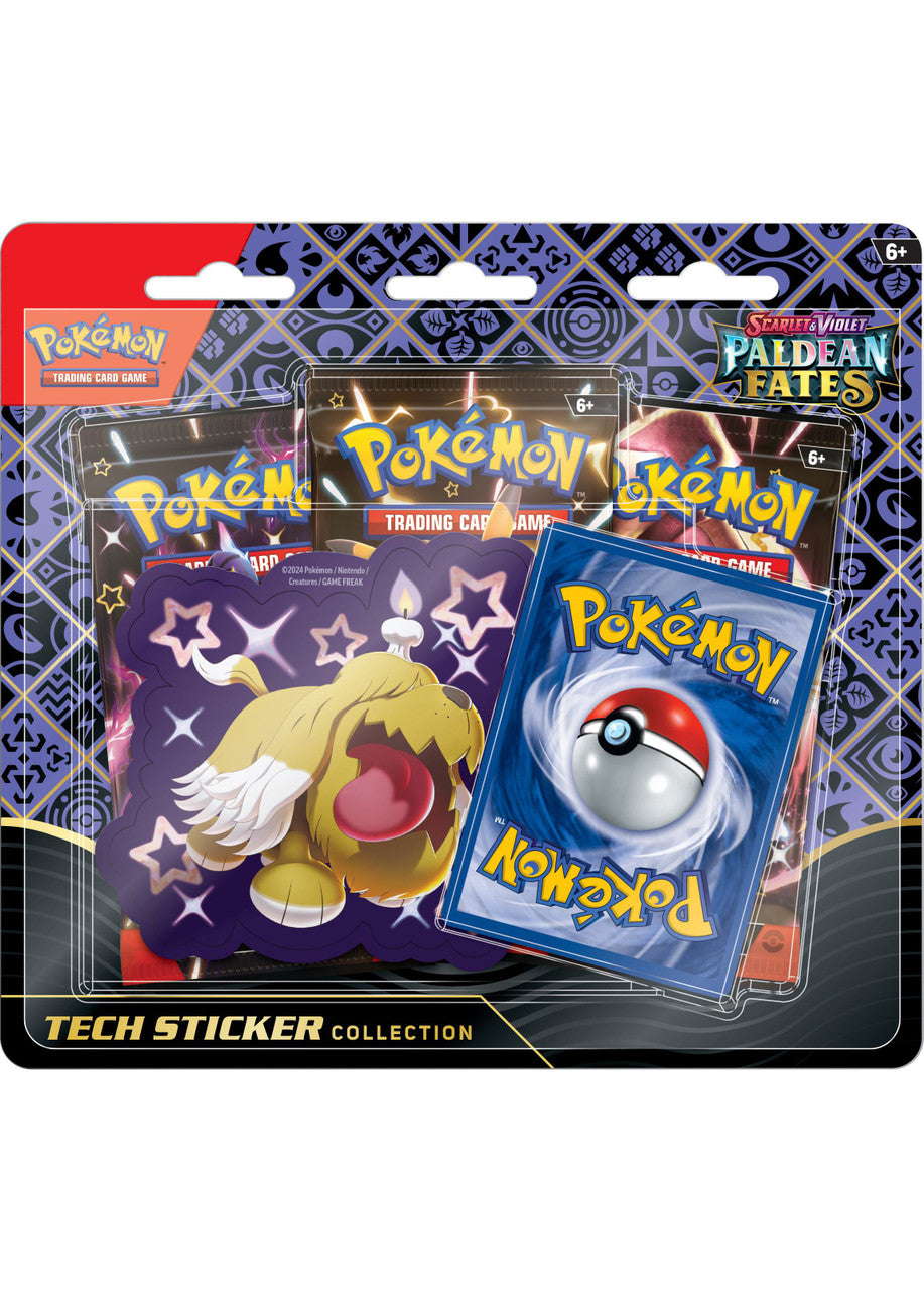 Pokémon Scarlet & Violet Paldean Fates Mini Tin Collection Display