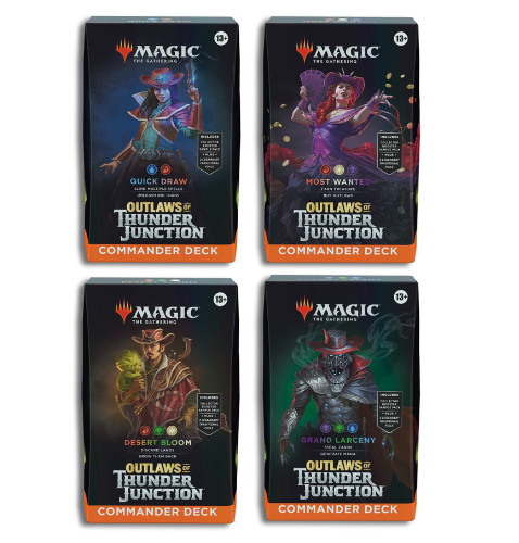 MTG: Outlaws of Thunder Junction: Commander - Set of 4 Decks