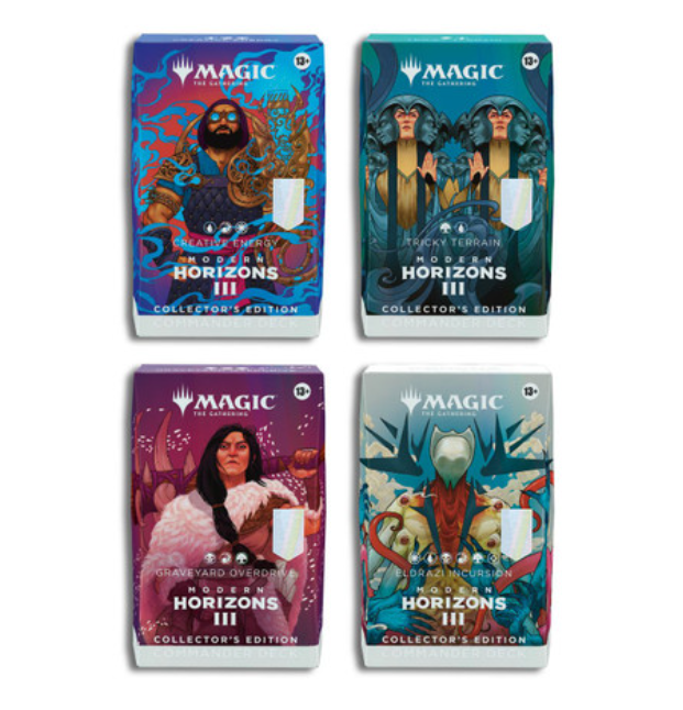 MTG: Modern Horizons 3: Commander - Set of 4 Decks - Collector's Editi The Hooded Goblin MTG: Modern Horizons 3: Commander - Set of 4 Decks - Collector's Editi The Hooded Goblin