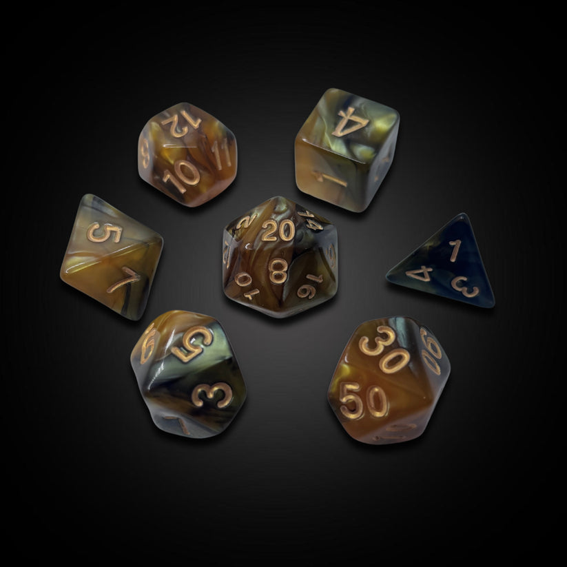 Abyssal Spark - Acrylic Dice