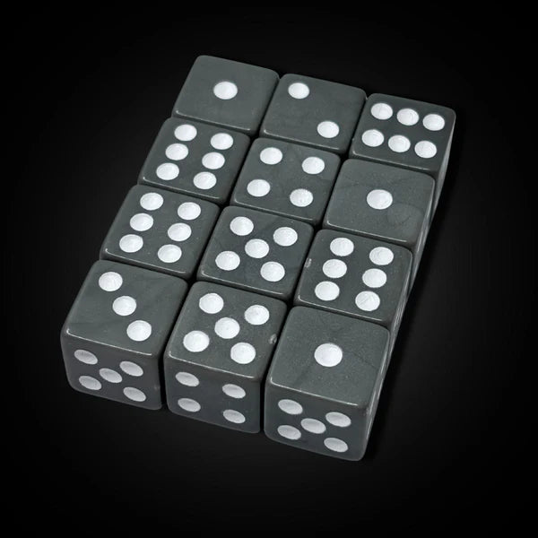 Slate Grey - Acrylic D6 Set