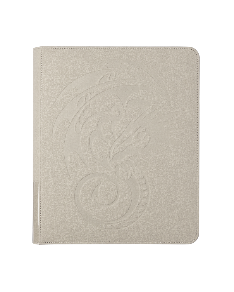 Dragon Shield Card Codex Zipster Regular + 20 Pages: Ashen White