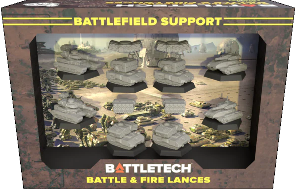 BATTLETECH BATTLEFIELD SUPPORT BATTLE & FIRE LANCES FORCEPACK (24)