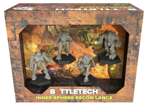 BATTLETECH INNER SPHERE RECON LANCE FORCEPACK (24)