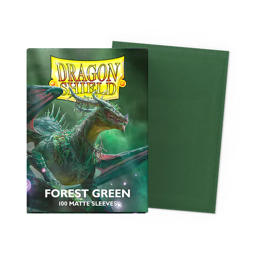 Dragon Shield Matte: Forest Green  (100)