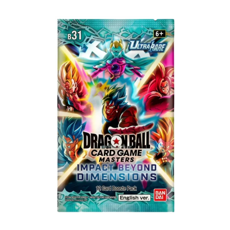 Dragon Ball Super - Masters - BT31 - Impact Beyond Dimensions Set 4 Booster Pack