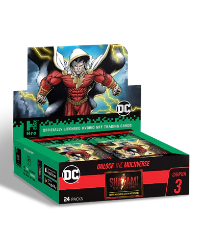 HRO DC UNLOCK THE MULTIVERSE CHAPTER 3 - SHAZAM HYBRID NFT BOOSTER Pack