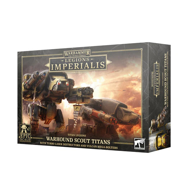 Legions Imperialis: Warhound Scout Titans (Turbo Laser Destructors / Vulcan Mega-Bolters)