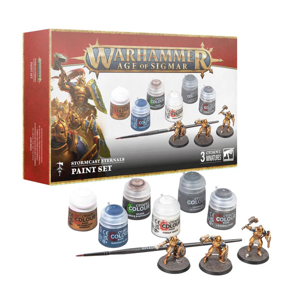 Warhammer Age of Sigmar : Stormcast Eternals Paint Set