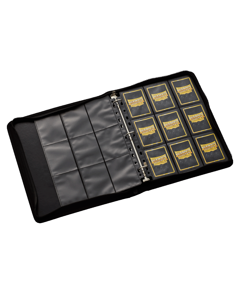 Dragon Shield Card Codex Zipster Regular + 20 Pages: Iron Grey