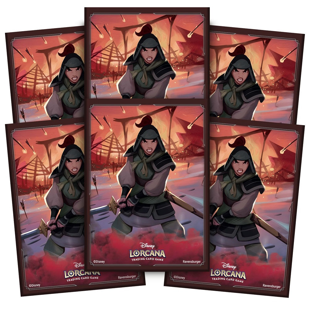 Disney Lorcana Card Sleeves - Mulan (65 Pack)
