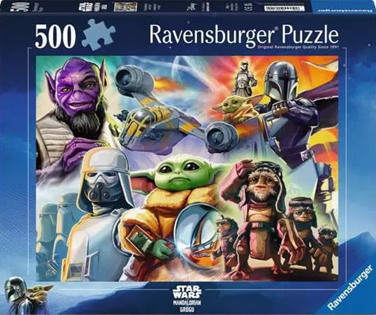 STAR WARS THE MANDALORIAN AND GROGU 500 PC PUZZLE