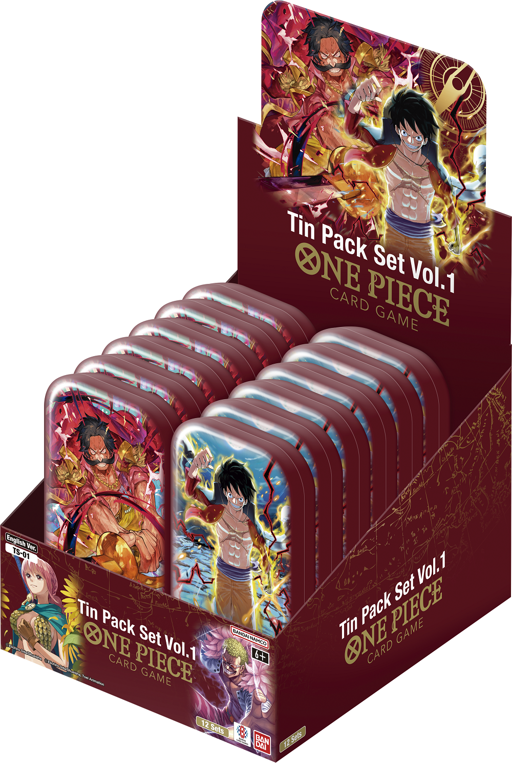 ONE PIECE CG TS01 TIN PACK SET VOL 01