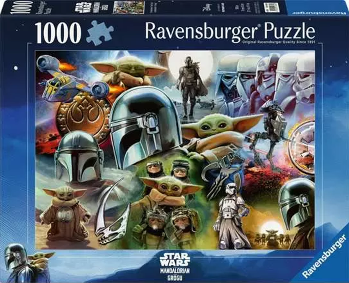 STAR WARS THE MANDALORIAN AND GROGU 1000 PC PUZZLE