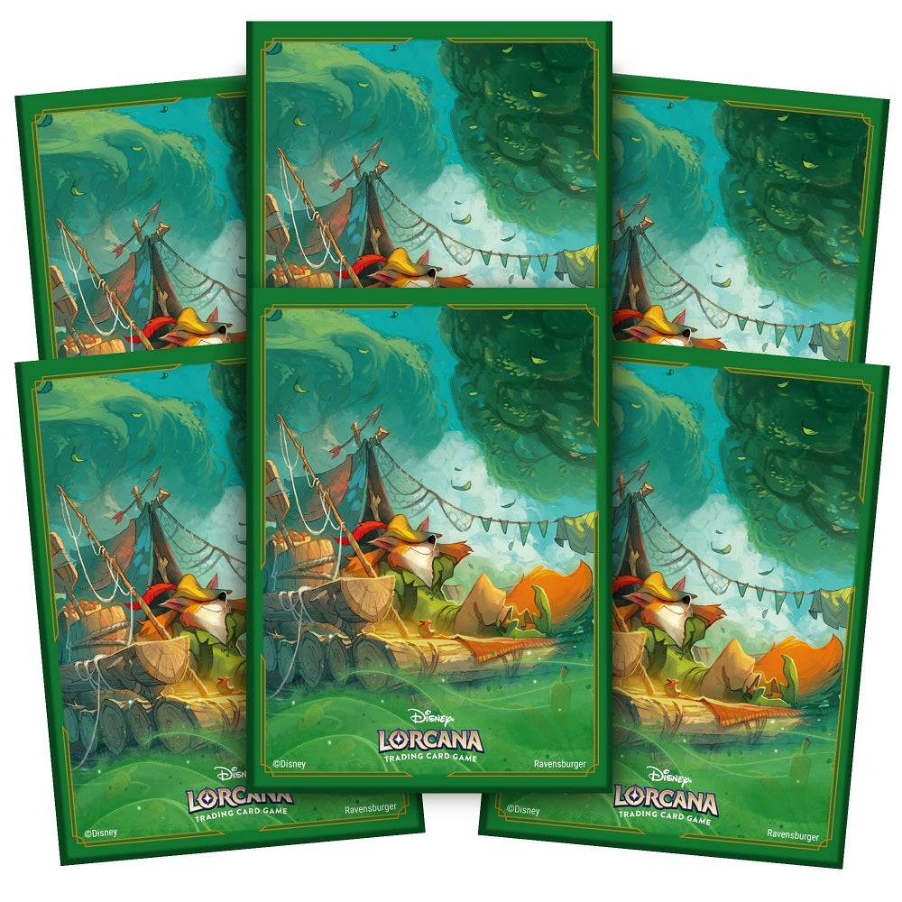 DISNEY LORCANA: INTO THE INKLANDS - SLEEVES 65CT - ROBIN HOOD