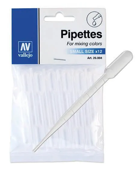 VALLEJO: PIPETTES SMALL SIZE 12ct 1ml