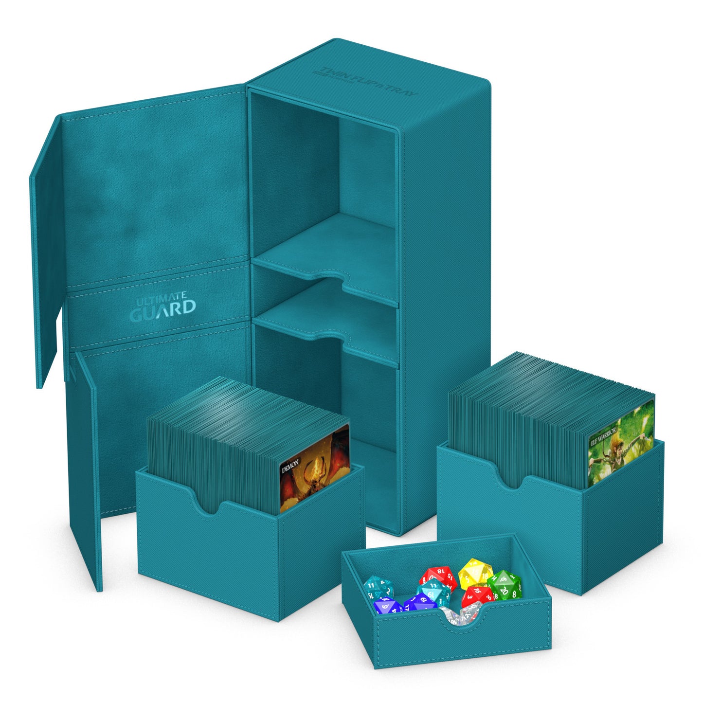 UG TWIN FLIP N TRAY DECK CASE MONOCOLOR PETROL 266+