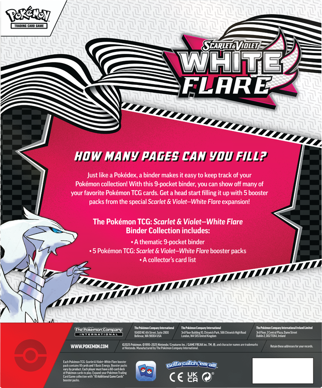 Pokemon White Flare Binder Collection