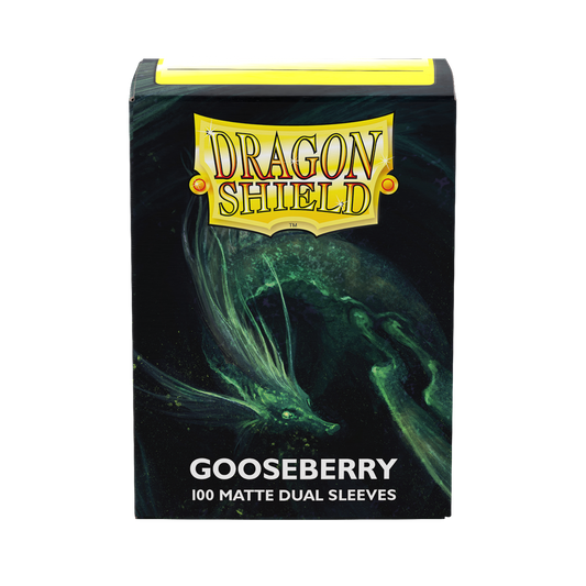 DRAGON SHIELD SLEEVES DUAL MATTE PASTELS GOOSEBERRY 100CT
