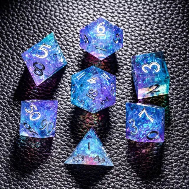 Twilight's Drift - Sharp Edge Resin Dice Set