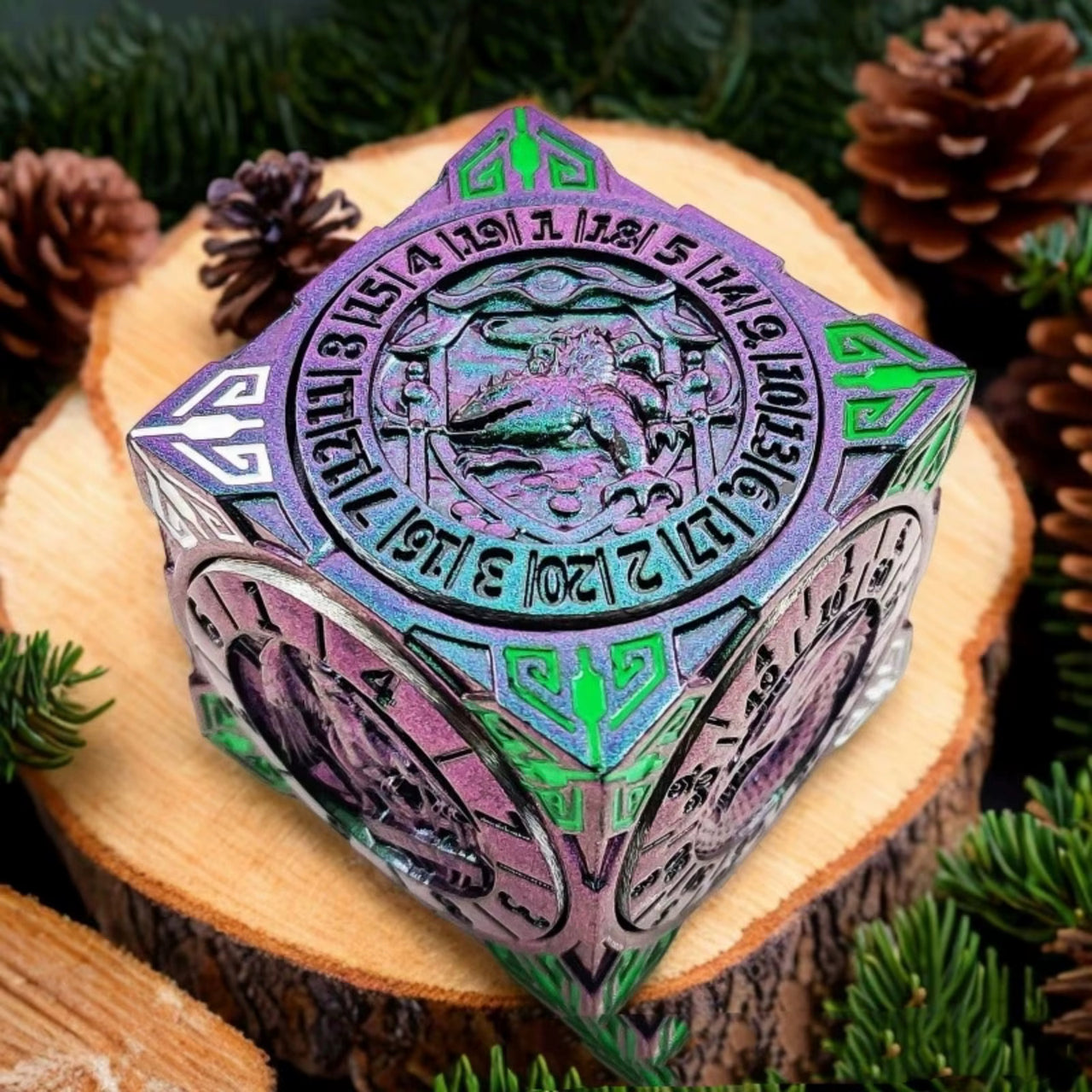 Polycube 7-in-1 Spinner Dice Set - Iridescent