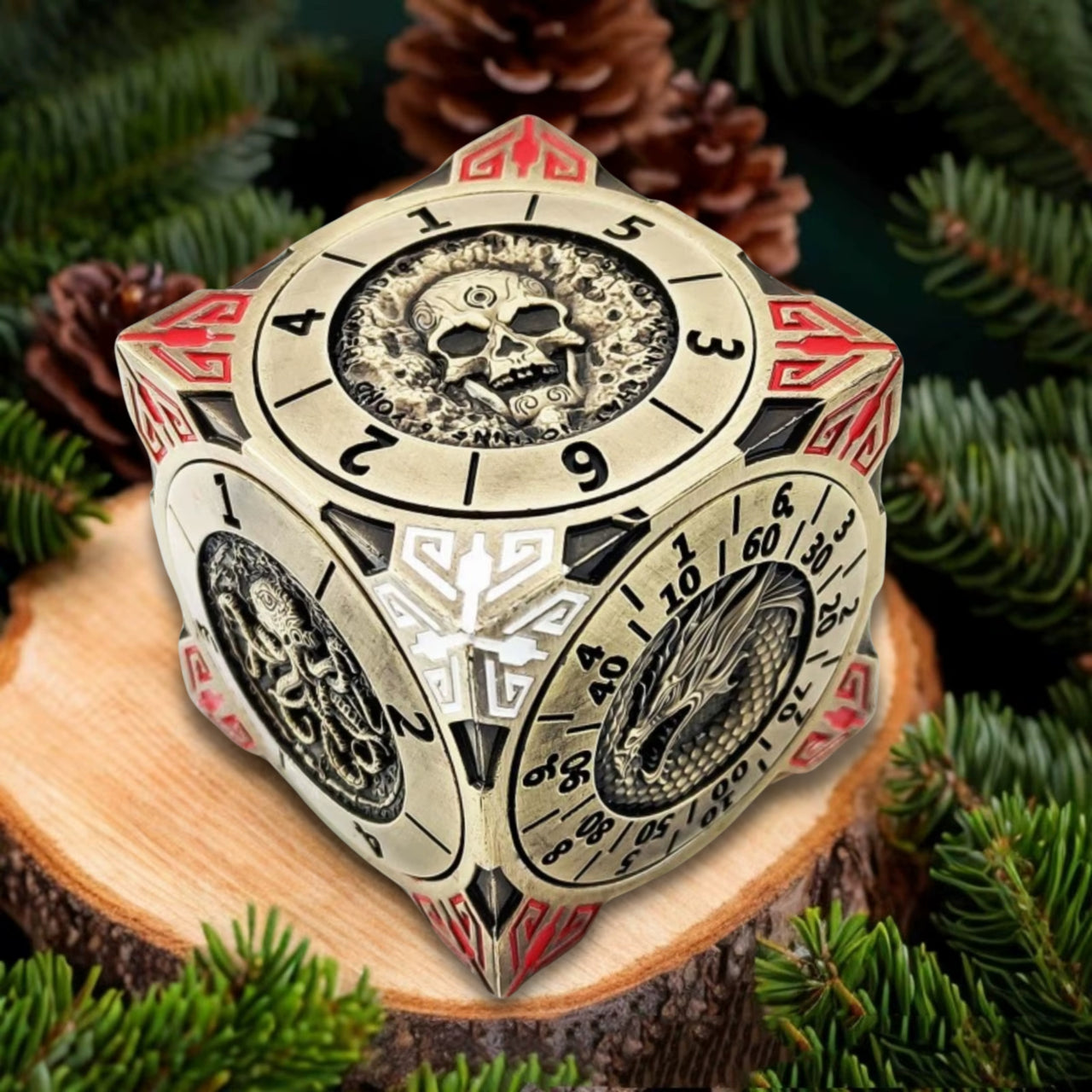 Polycube 7-in-1 Spinner Dice Set - Bronze