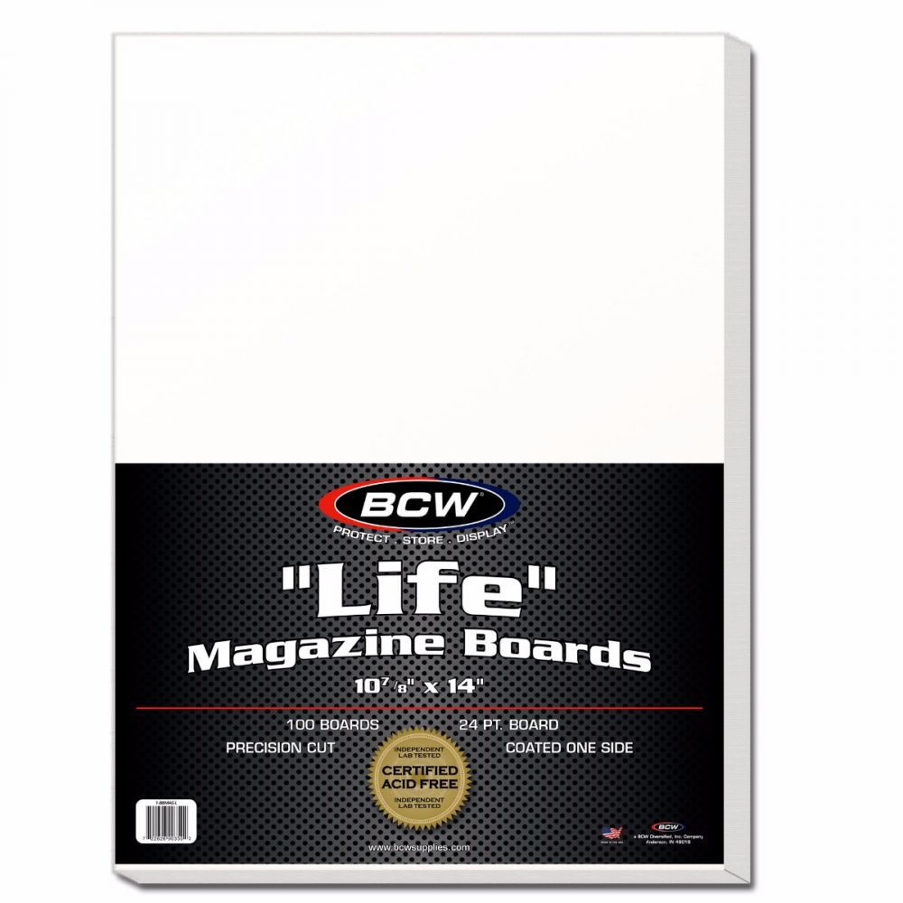 Magazine Size Boards - Comic Supplies - The Hooded Goblin
