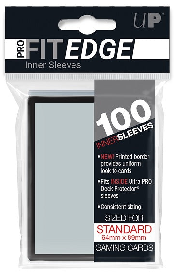 Pro Fit Edge Black - Card Game Supplies - The Hooded Goblin