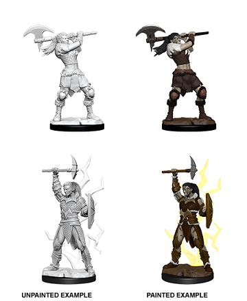 Dnd Unpainted Minis Wv10 Female Goliath Barbarian - Roleplaying Games - The Hooded Goblin