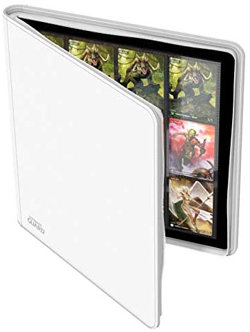 Ultimate Guard - QuadRow Zipfolio (White) - Binder - The Hooded Goblin