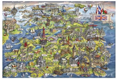 Beautiful Britain - 500Pc Jigsaw Puzzle By Gibson - Puzzle - The Hooded Goblin