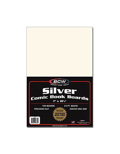 Bcw Silver Age Back Boards - Comic - The Hooded Goblin